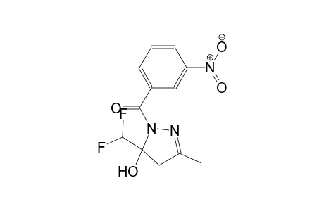 5-(difluoromethyl)-3-methyl-1-(3-nitrobenzoyl)-4,5-dihydro-1H-pyrazol-5-ol