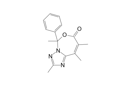 2,5,8,9-tetramethyl-5-phenyl-[1,2,4]triazolo[1,5-c][1,3]oxazepin-7-one