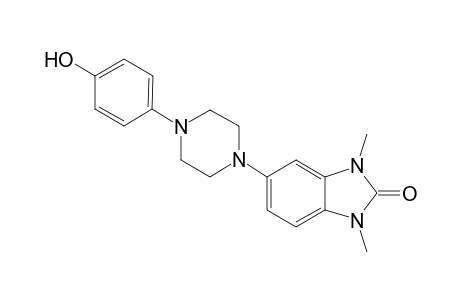 5-[4-(4-hydroxyphenyl)-1-piperazinyl]-1,3-dimethyl-2-benzimidazolone