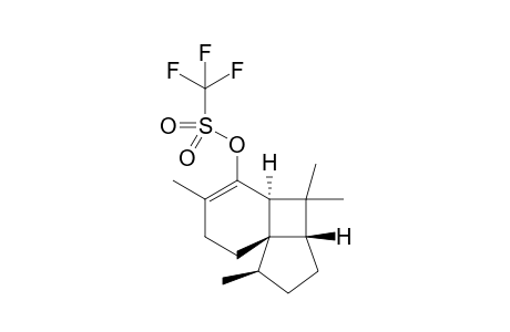 (1R,3aS,4aS,8aS)-1,4,4,6-tetramethyl-1,2,3,3a,4,4a,7,8-octahydrocyclopenta[1,4]cyclobuta[1,2]benzen-5-yl trifluoromethanesulfonate