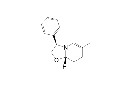 (3R,8aS)-(-)-6-Methyl-3-phenyl-3,7,8,8a-tetrahydro-2H-oxazolo[3,2-a]pyridine