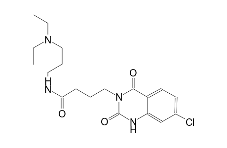 4-(7-chloro-2,4-dioxo-1,4-dihydro-3(2H)-quinazolinyl)-N-[3-(diethylamino)propyl]butanamide