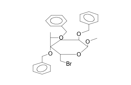 METHYL 3,4-DI-O-BENZYL-6-BROMO-3-DEOXY-4C-(D-GLYCERO-1-BENZYLOXYETHYL)-ALPHA-D-GLUCOPYRANOSIDE