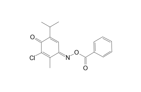 (1E)-3-Chloro-5-isopropyl-2-methyl-2,5-cyclohexadiene-1,4-dione 1-(O-benzoyloxime)