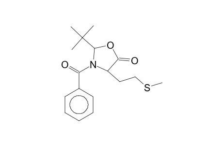 5-Oxazolidinone, 3-benzoyl-2-(1,1-dimethylethyl)-4-[2-(methylthio)ethyl]-, (2S-cis)-