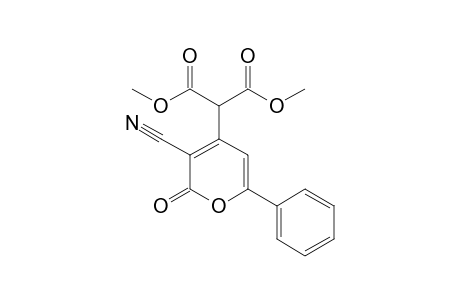 Dimethyl 3-Cyano-2-oxo-6-phenyl-2H-pyran-4-ylmalonate