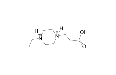 piperazinediium, 1-(2-carboxyethyl)-4-ethyl-