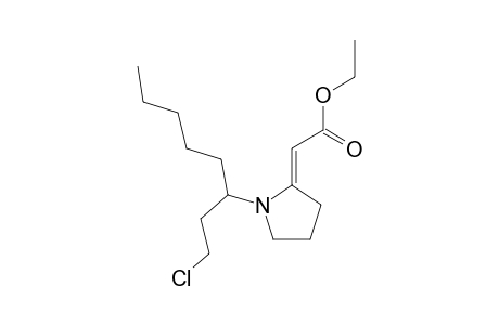 (2E)-2-[1-(1-chlorooctan-3-yl)-2-pyrrolidinylidene]acetic acid ethyl ester