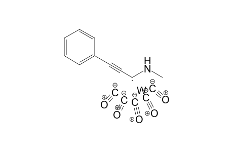 Pentacarbonyl[1-(methylamino)-3-phenyl-2-propinyliden]wolframium