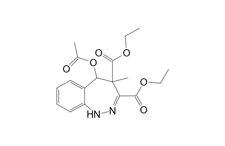 1H-1,2-Benzodiazepine-3,4-dicarboxylic acid, 5-(acetyloxy)-4,5-dihydro-4-methyl-, diethyl ester