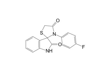 3'-(p-fluorophenyl)spiro[indoline-3,2'-thiazolidine]-2,4'-dione