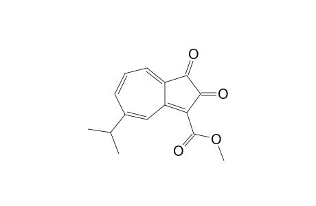 Methyl 5-isopropyl-1,2-azulenequinone-3-carboxylate