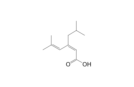 (Z)-3-isobutyl-5-methylhexa-2,4-dienoic acid