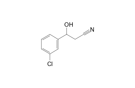 3-(3-chlorophenyl)-3-hydroxypropanenitrile