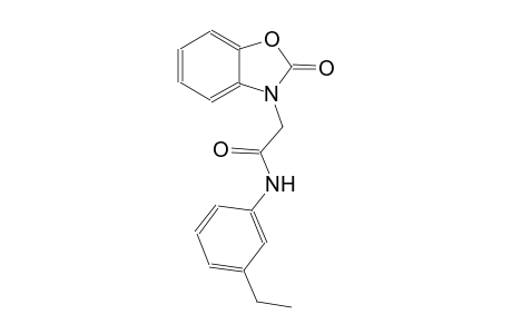 3-benzoxazoleacetamide, N-(3-ethylphenyl)-2,3-dihydro-2-oxo-