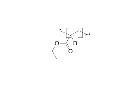 Poly(alpha-deutero-isopropylacrylate)
