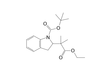 Ethyl 2-(1-tert-butoxycarbonyl-2,3-dihydro-1H-indole-2-yl)-2-methylpropanoate