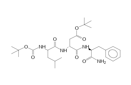 TERT-BUTYLOXYCARBONYL-LEUCIN-D-ASPARTYL(O-TERT-BUTYL)-D-PHENYLALANINE-NH2 PEPTIDE (L-D-L)
