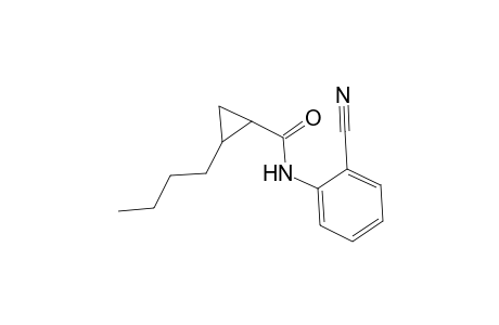 2-Butyl-N-(2-cyanophenyl)cyclopropanecarboxamide