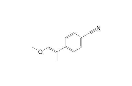 4-[(E)-1-methoxyprop-1-en-2-yl]benzenecarbonitrile