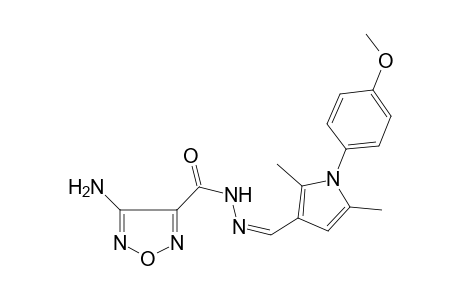 4-Amino-furazan-3-carboxylic acid [1-(4-methoxy-phenyl)-2,5-dimethyl-1H-pyrrol-3-ylmethylene]-hydrazide