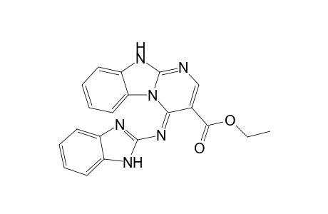 4-[(Benzimidazol-2'-yl)imino]-3-(ethoxycarbonyl)-10H-pyrimido[1,2-a]benzimidazole