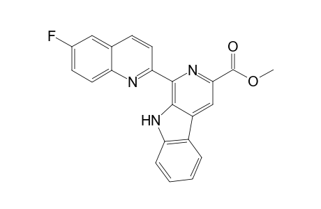 Methyl 6-(6-Fluoroquinolin-2-yl)pyridino[4,5-b]indole-8-carboxylate