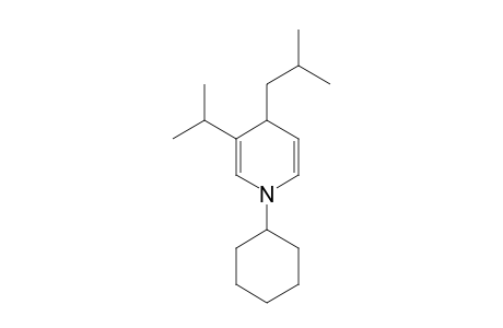 Pyridine, 1-cyclohexyl-1,4-dihydro-3-(1-methylethyl)-4-(2-methylpropyl)-