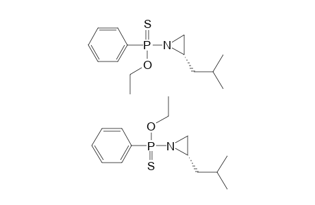 ETHYL-(2-ISOBUTYL-1-AZIRIDINYL)-PHENYL-PHOSPHINOTHIONATE;R=C6H5,R'=ISO-C4H9;[R(P),S(C)]+[S(P),S(C)];MIXTURE