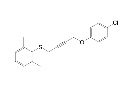 1-(p-chlorophenoxy)-4-[(2,6-xylyl)thio]-2-butyne