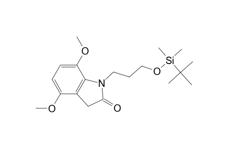 1-[3-[tert-butyl(dimethyl)silyl]oxypropyl]-4,7-dimethoxy-3H-indol-2-one