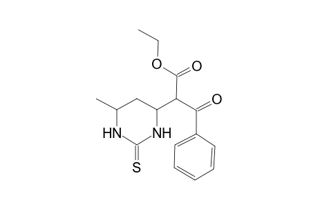 2-(6-Methyl-2-thioxo-hexahydro-pyrimidin-4-yl)-3-oxo-3-phenyl-propionic acid ethyl ester
