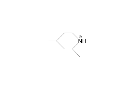 1,cis-2,cis-4-Trimethyl-piperidinium cation