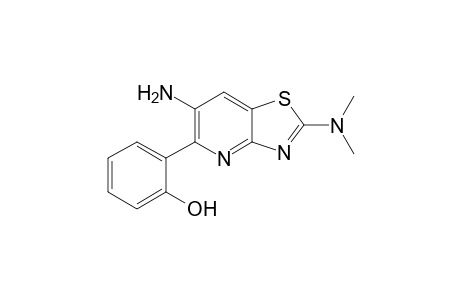 2-[6-Amino-2-(dimethylamino)thiazolo[4,5-b]pyridin-5-yl]phenol