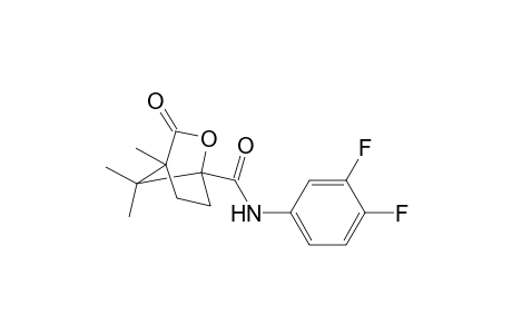 Bicyclo[2.2.1]heptane-1-carboxylic acid, 4,7,7-trimethyl-3-oxo-2-oxa-, (3,4-difluorophenyl)amide