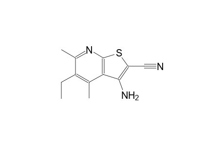 3-amino-5-ethyl-4,6-dimethylthieno[2,3-b]pyridine-2-carbonitrile