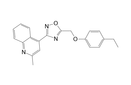 Quinoline, 4-[5-[(4-ethylphenoxy)methyl]-1,2,4-oxadiazol-3-yl]-2-methyl-