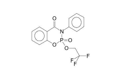 2-(2,2,2-TRIFLUOROETHOXY)-2,4-DIOXO-3-PHENYL-5,6-BENZO-1,3,2-OXAAZAPHOSPHORINANE