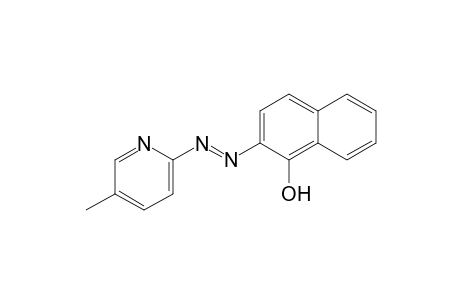 1-Naphthalenol, 2-[2-(5-methyl-2-pyridinyl)diazenyl]-