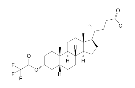 3.alpha.-Trifluoroacetoxy-5.beta.-cholan-24-oyl chloride