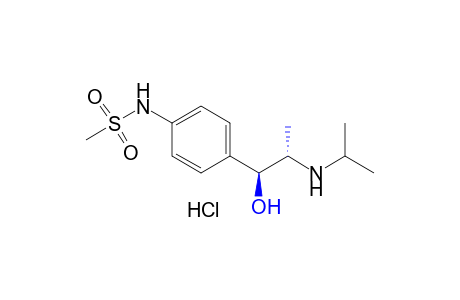 erythro-4'-[1-hydroxy-2-(isopropylamino)propyl]methanesulfonanilide, hydrochloride