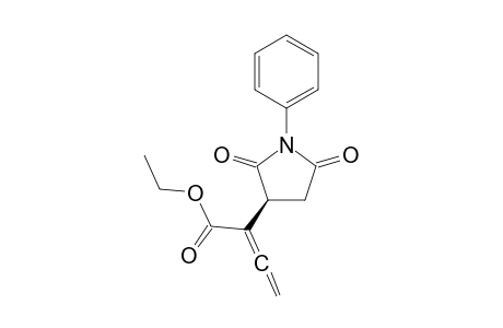 (S)-ethyl 2-(2,5-dioxo-1-phenylpyrrolidin-3-yl)buta-2,3-dienoate