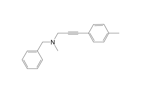 Benzylmethyl[3-(p-tolyl)prop-2-ynyl]amine