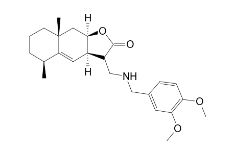 (3aR,5S,8aR,9aR)-3-[[(3,4-dimethoxyphenyl)methylamino]methyl]-5,8a-dimethyl-3,3a,5,6,7,8,9,9a-octahydrobenzo[f]benzofuran-2-one