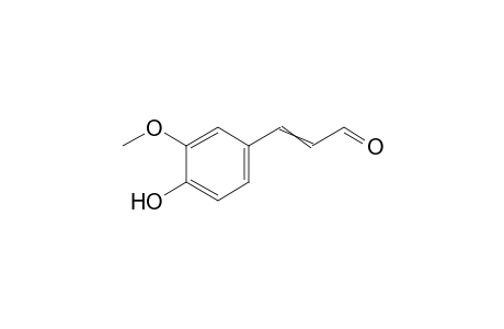 3-(4-hydroxy-3-methoxy-phenyl)propenal