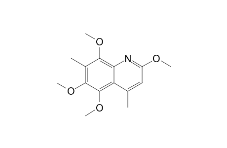 2,5,6,8-Tetramethoxy-4,7-dimethylquinoline