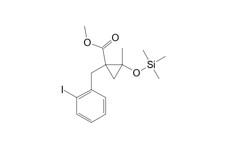 METHYL-1-(2-IODOBENZYL)-2-METHYL-2-TRIMETHYLSILOXYCYCLOPROPANE-CARBOXYLATE