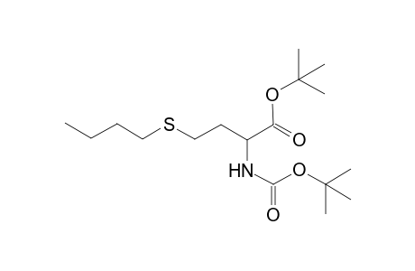 tert-Butyl 2-[(tert-butoxycarbonyl)amino]-4-(butylthio)butanoate