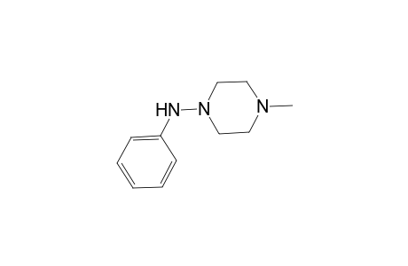 4-Methyl-N-phenylpiperazin-1-amine
