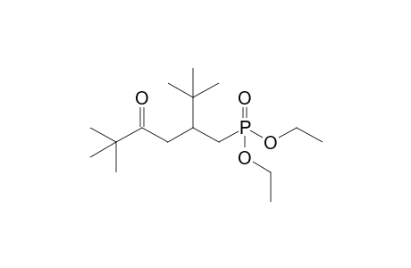 Diethyl [2-(t-butyl)-5,5-dimethyl-4-oxohexyl]phosphonate